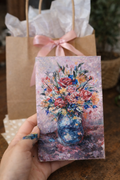 BLOOMING VASE - ORIGINAL FLORAL STILL LIFE PAINTING