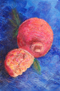 POMEGRANATE STUDY - ORIGINAL STILL LIFE PAINTING