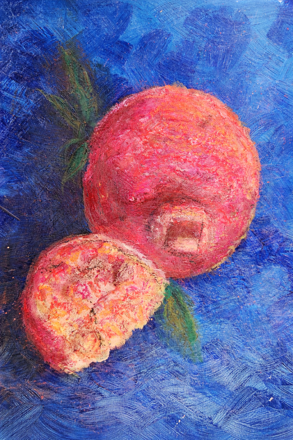 POMEGRANATE STUDY - ORIGINAL STILL LIFE PAINTING