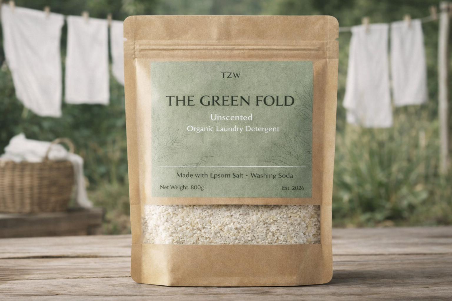 GREEN FOLD - ORGANIC LAUNDRY DETERGENT