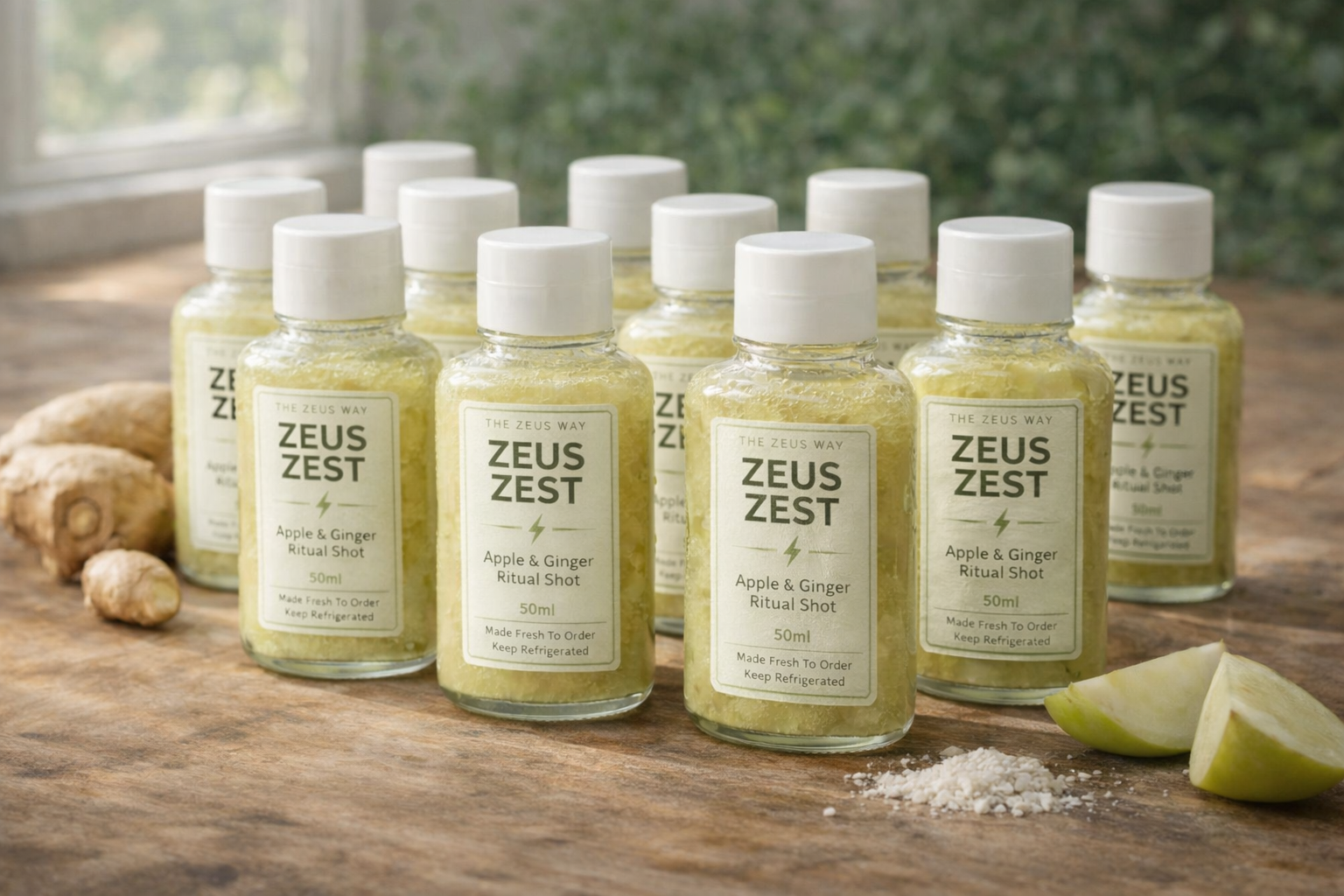 ZEUS ZEST - GINGER SHOTS - 24 PACK