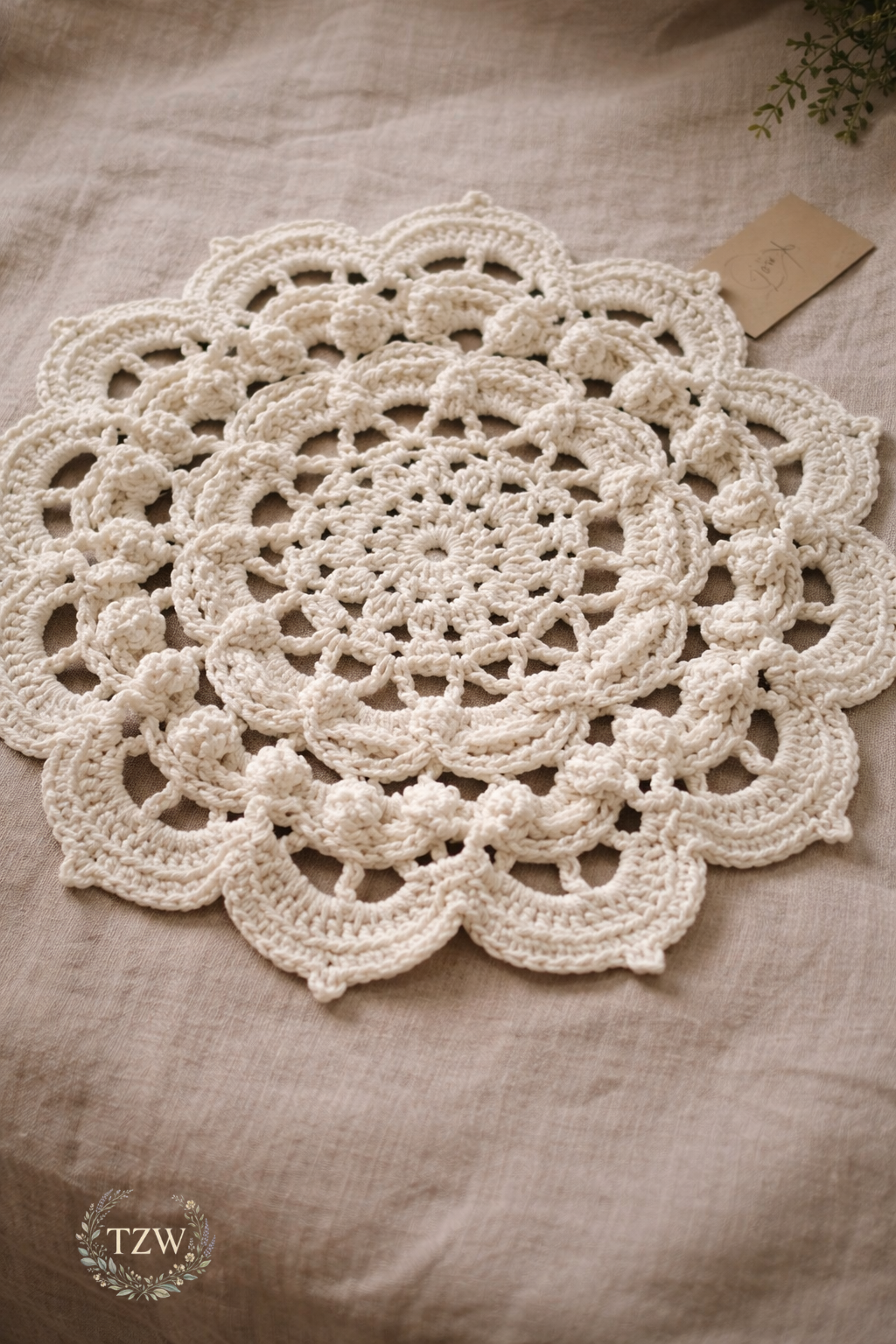 HANDMADE CROCHET DOILY