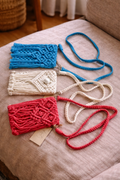HANDMADE MACRAMÉ PHONE POUCH