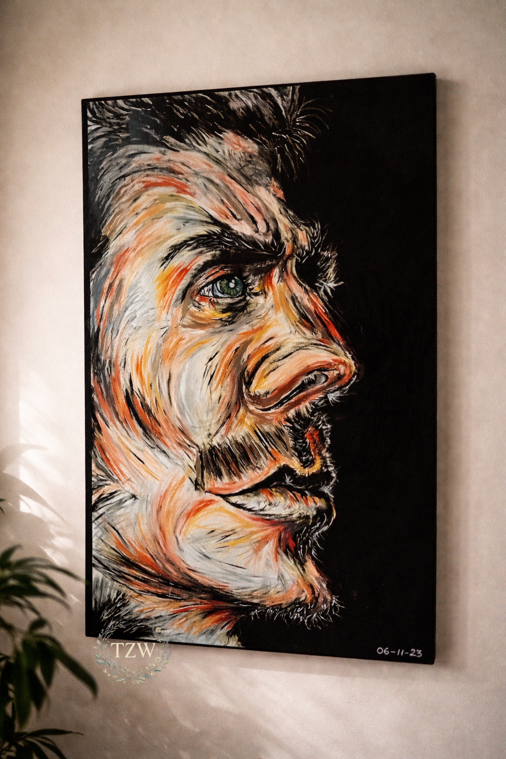 INNER LIGHT - ORIGINAL ACRYLIC PORTRAIT