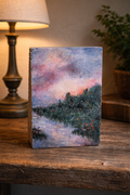 QUIET RIVER AT DUSK - PAINTING