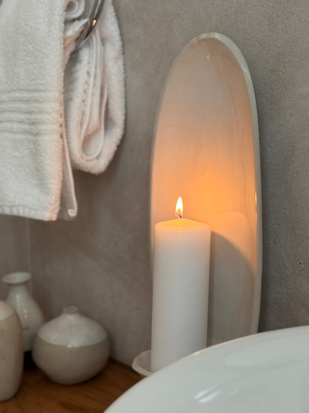 OVALO CANDLE WALL SCONCE