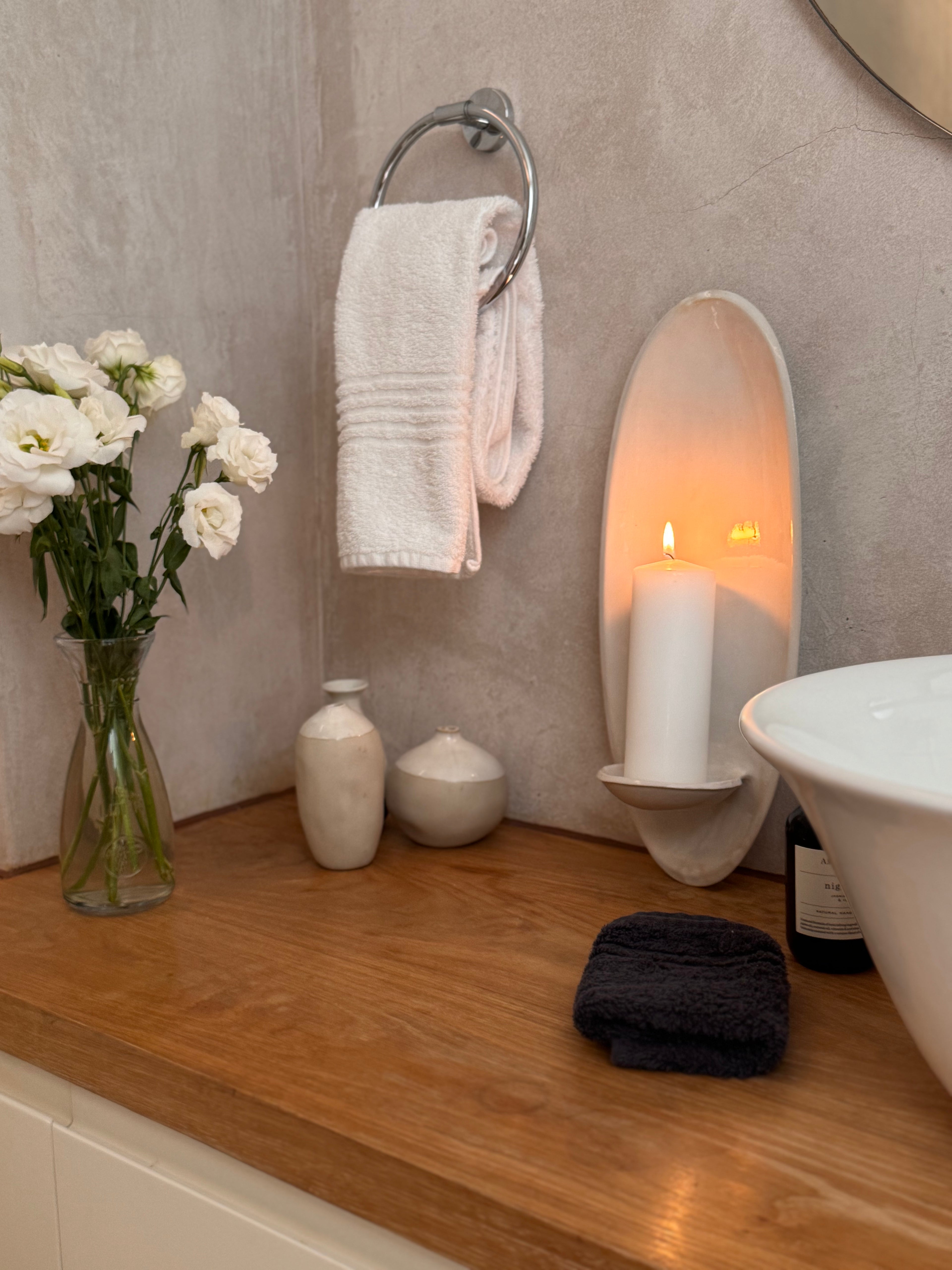 OVALO CANDLE WALL SCONCE