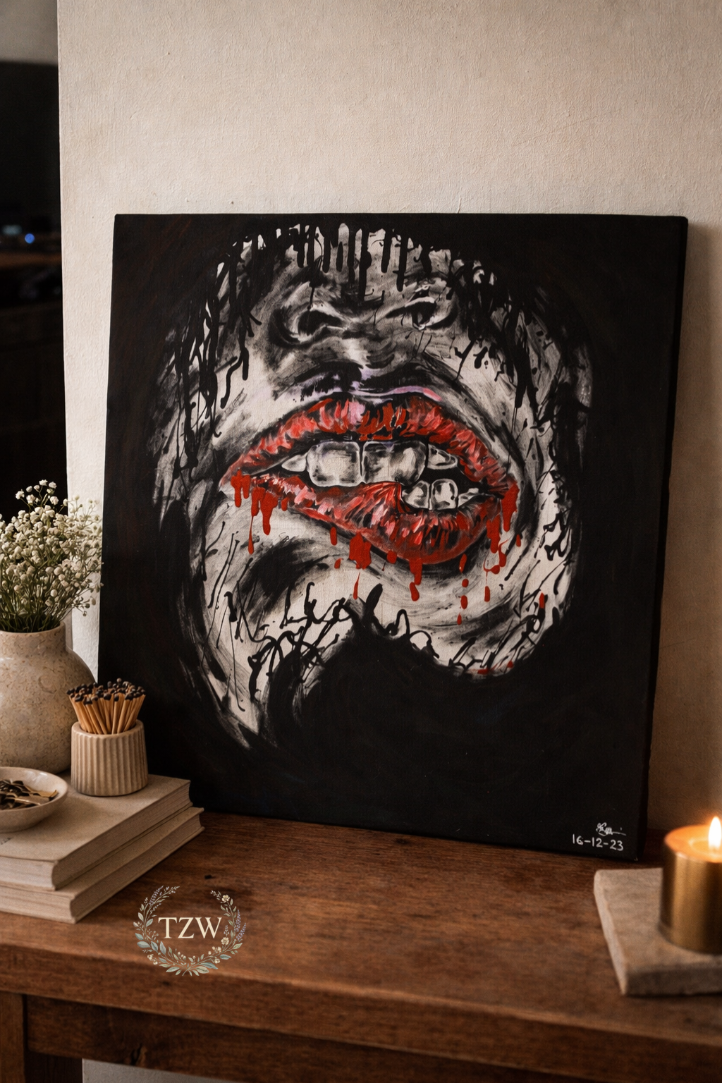 UNSPOKEN - ORIGINAL ACRYLIC ARTWORK
