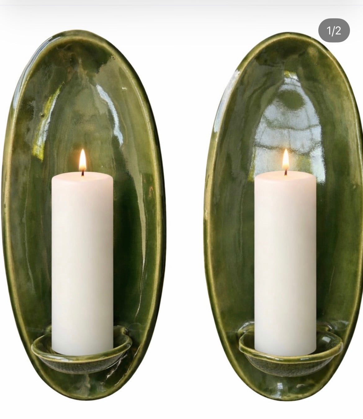 OVALO CANDLE WALL SCONCE