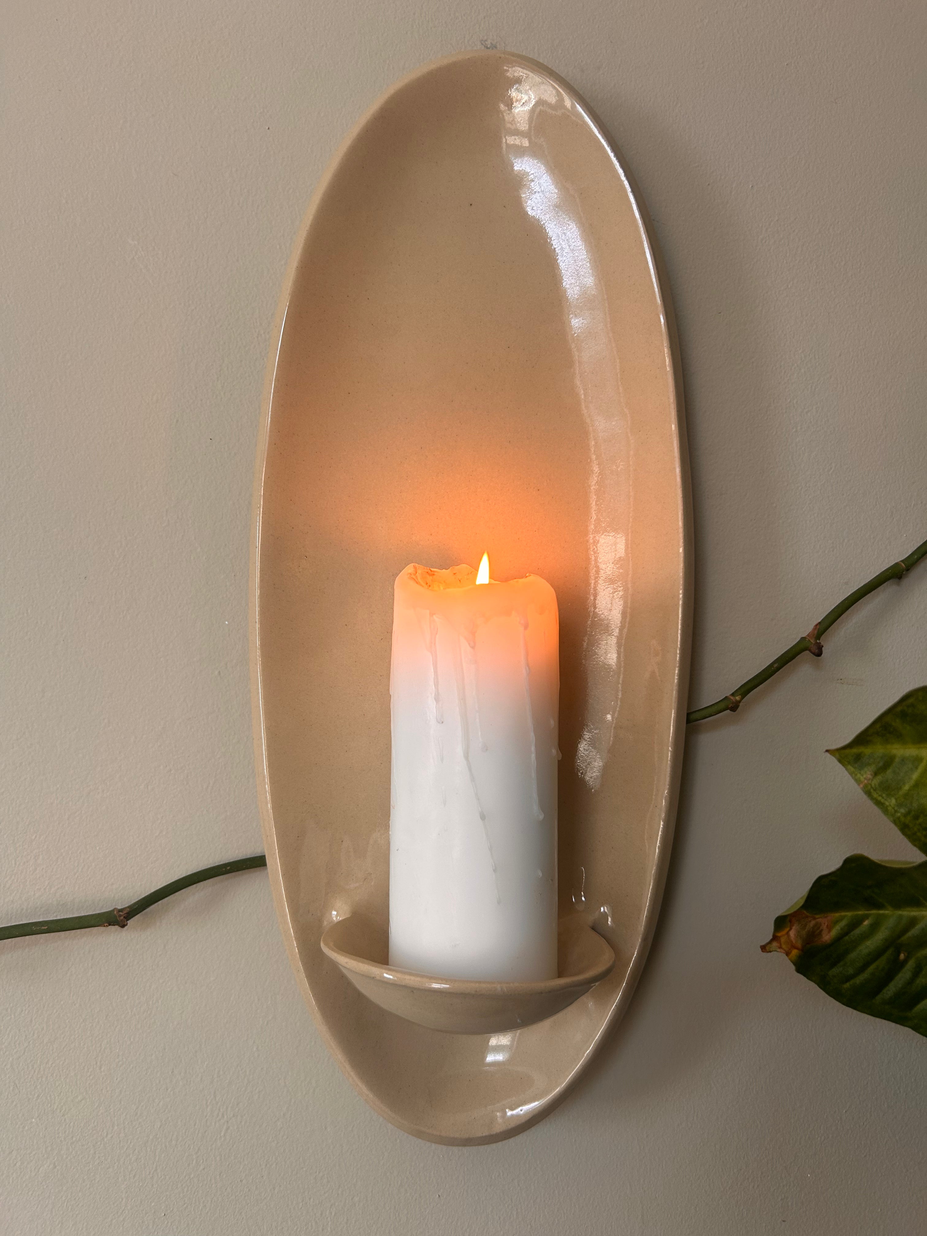 OVALO CANDLE WALL SCONCE